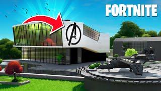 I Built the AVENGERS BASE in Fortnite! w/ MakaMakes (4 HOURS)