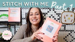 Stitch With Me - Enchanted Realms SAL Stitch-a-Long Part 1 | Caterpillar Cross Stitch