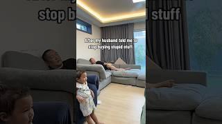 After my Husband told me to stop buying stupid stuff… A Cute Family Moment #items #fyp #viralvideo