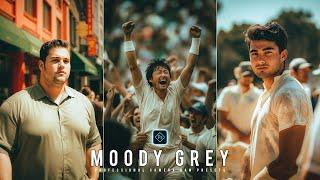 Moody Grey Preset - Camera Raw Filter Presets Free Download - Color Grading Photoshop Tutorial