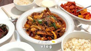 (sub)Newborn vlog | Dinner table/honbap that is diligently made after work