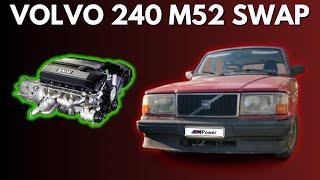 BMW M52 ENGINE SWAP for VOLVO 240 Wagon