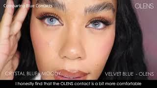 OLENS VS MOODY LENS Comparison! (Testing Korea & China Contacts)