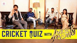 Cricket Quiz with Team Lubber Pandhu | Harish Kalyan | Sean Roldan | Sanjana Krishnamoorthy