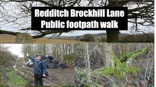 Redditch Brockhill Lane Public Footpath Walk