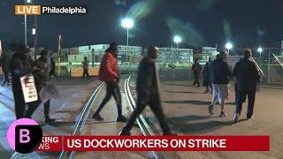 US Dockworkers Strike Shuts East, Gulf Coast Ports