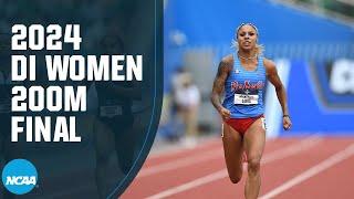 Women's 200m final - 2024 NCAA outdoor track and field championships