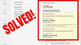 How to Remove Office 2021 Key and Fix Office 2024 Activation Issues | Fix 'License Not Found' Error