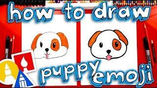 How To Draw The Puppy Emoji 