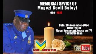 Memorial Service of Magezi Cecil Baloyi