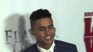 Quincy Brown arriving to the Brotherly Love Premiere