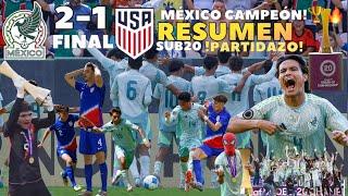 México SUB20 vs Estados Unidos SUB20 | USA U20  ¡MÉXICO ES CAMPEÓN RESUMEN 4.8.2024 FINAL 2-1