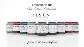 9 BRAND NEW FUSION MINERAL PAINT COLOURS