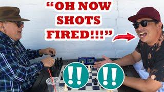 Trash Talk Fires Shots At Chess Cobra! The Great Carlini vs Cobra Chris