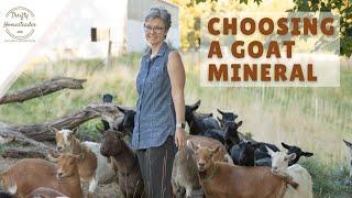 Choosing a Goat Mineral