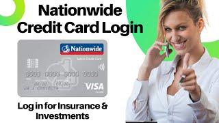 Nationwide Credit Card Login | Nationwide Credit Card Payment | Log in for Insurance & Investments