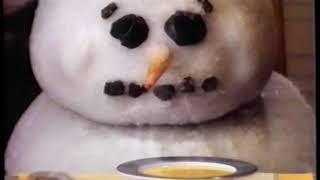 1993 Campbells Soup "Melting Snowman" TV Commercial