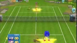 Sega Superstars Tennis (Wii) gameplay