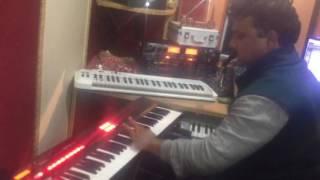 Making of Pahari Song Harul on Keyboard- Surender Negi making song on Keyboard