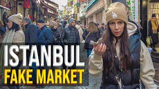 Fake market Istanbul walking tour 2022 | Fake bazaar Istanbul 4K