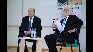 AUA Hosts RA Presidential Candidate Armen Sarkissian