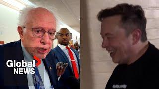 Bernie Sanders says it's clear Elon Musk is now "running the United States government"