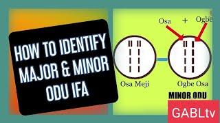 Odu Ifa types - Oju Odu & Omo Odu Ifa i.e Major & Minor Odu Identification Explained in Ifa Religion