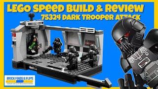 LEGO Star Wars Dark Trooper Speed Build 75324 & Review | Brick Finds & Flips