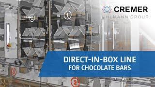 Cremer - Direct-in-Box line for chocolate bars