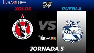 Resumen y Goles | Xolos vs Puebla | Liga BBVA MX  | Grita México A21 - Jornada 5