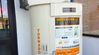 Tornado Twisterpod safe room at Home Depot