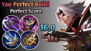 Yao Perfect Build to Get Perfect Score | Honor of Kings