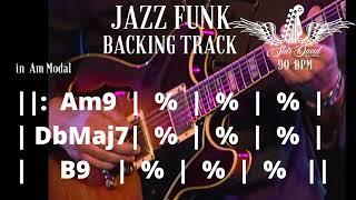 Backing Track Jazz Funk in Am9 Modal