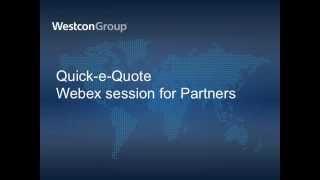 Westcon Group Quick-e-Quote