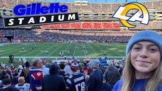 Los Angeles Rams vs. New England Patriots | First Time at Gillette Stadium