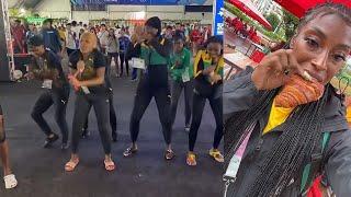 OMG Jamaicans Mash up Paris with lastest Dance moves while trying their food for the 1st time