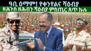 የቀንየልና ሻዕብያ! ዘሕጉስ ዘሕብን! ጸጥ ኩሉ? ዜናታት ረቡዕ 14 ነሓሰ 2024