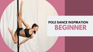 EASY POLE DANCE TRICKS  (NO INVERTED V!!!) BEGINNER COMBO - Poledance Inspiration