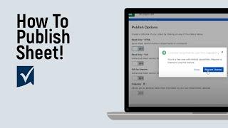 How to Publish Sheet in Smartsheet Account [easy]