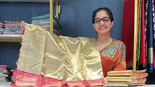 LIVE SESSION | Pure Organza Tissue Kanchipuram Silk Saree #sareelove #kanchipattu