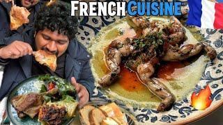 OUTSTANDING !! FRENCH CUISINE Food in Paris   | Duck Confit & Frog Leg | Foodie Prabu