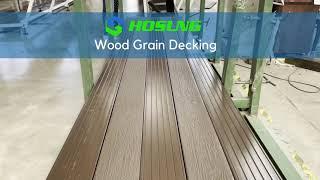 HOSUNG WPC decking & cladding production