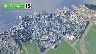 This is the BEST Downtown I've Ever Built! | Cities Skylines : Rockport 15