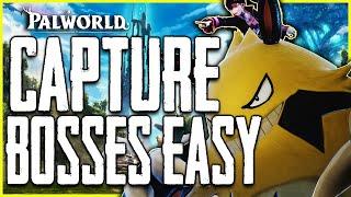 Palworld HOW TO CAPTURE TOWER BOSSES Easy and Fast - Get OP Pals Early