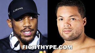 ANTHONY JOSHUA & JOE JOYCE GO AT IT; TRADE KNOCKOUT WORDS OVER PAST SPARRING