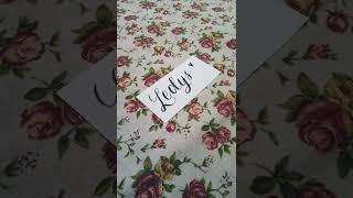 | Ledys  Calligraphy of a unique and beautiful name | #shorts #namecalligraphy #brushcalligraphy