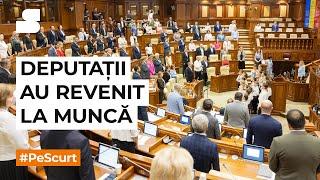 Deputații au revenit la muncă