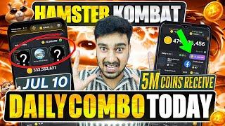 July 10 Hamster Kombat Daily Combo Today || Claim 5M Coins to Hamster Kombat Wallet