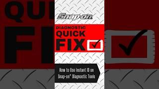 How to Use Instant ID on Snap-on® Diagnostic Tools