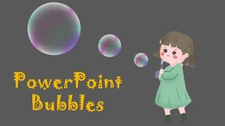 The best and the easiest way to make bubbles with microsoft powerpoint | power point art